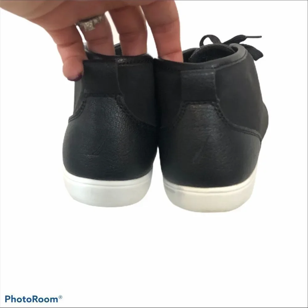 Nautica Ladies Lubec Black‎ High Top Sneakers